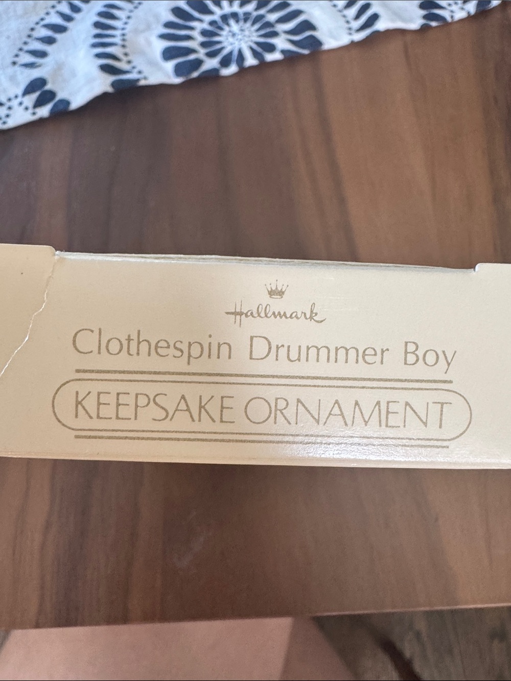 Vintage Rare Hallmark Clothespin Drummer Boy Ornament - Picture 2 of 2